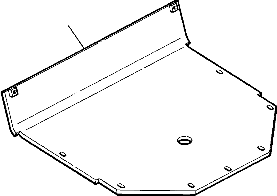 GUARD, TRANSMISSION 1138 491 C1 KOMATSU