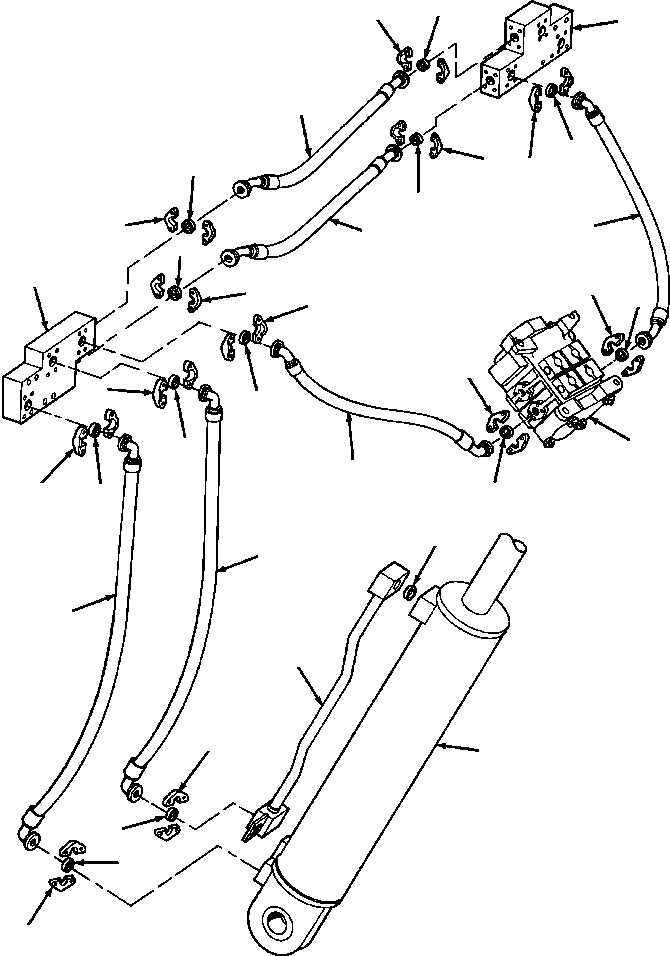 MANIFOLD, L.H 1109 960 C1 KOMATSU