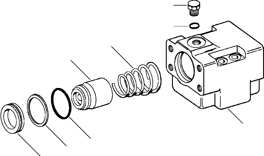 VALVE, CHECK - GROUND DRIVEN STEERING 938 226 C92 KOMATSU