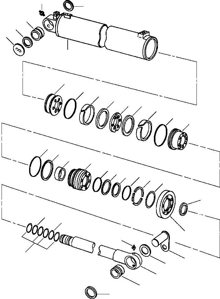 CYLINDER ASSEMBLY, BOOM 1130 997 C93 KOMATSU