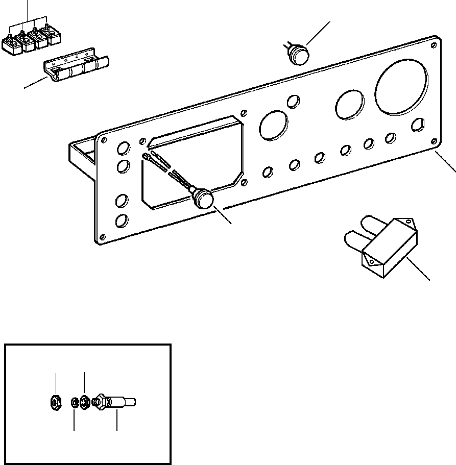 BRACKET, CIRCUIT BREAKER 1202 952 C1 KOMATSU