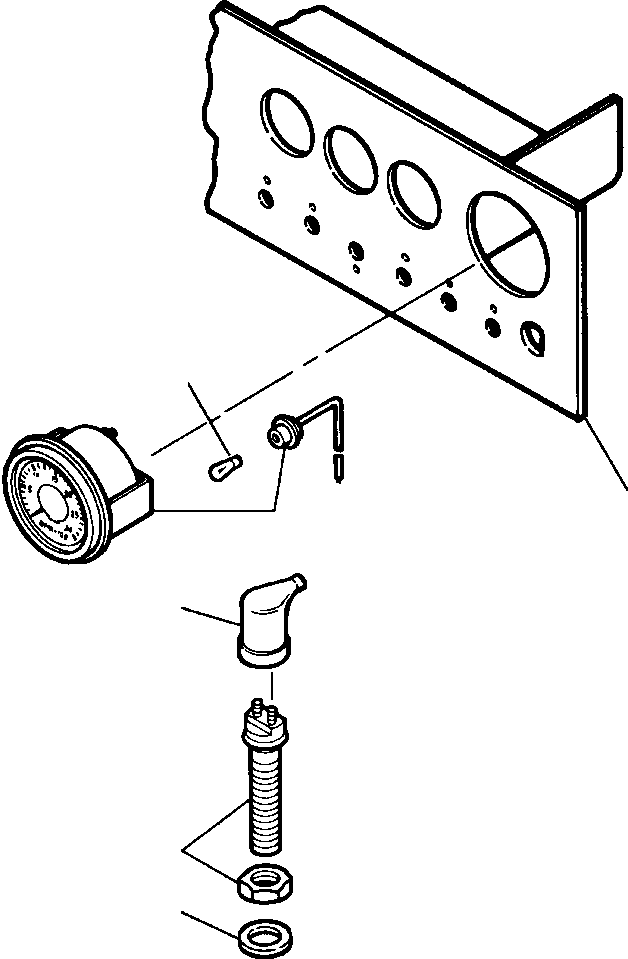 SENDER, TACHOMETER 704 628 C1 KOMATSU