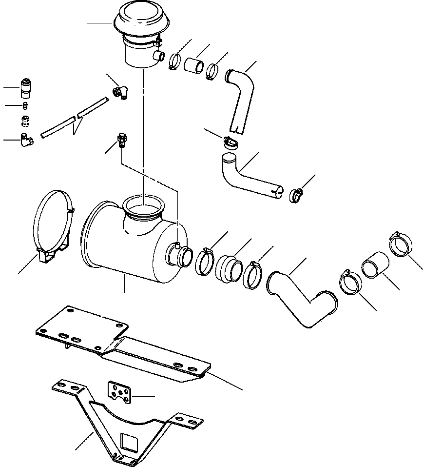 CLAMP, AIR CLEANER MOUNTING 175 403 H1 KOMATSU