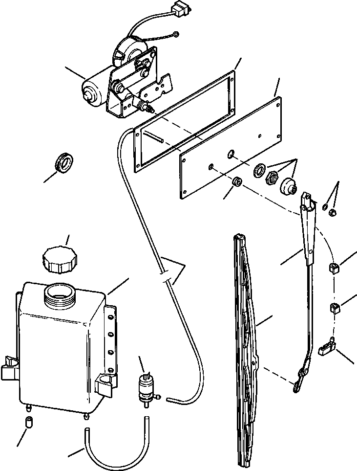 NUT, 1/4NF 120 367 KOMATSU