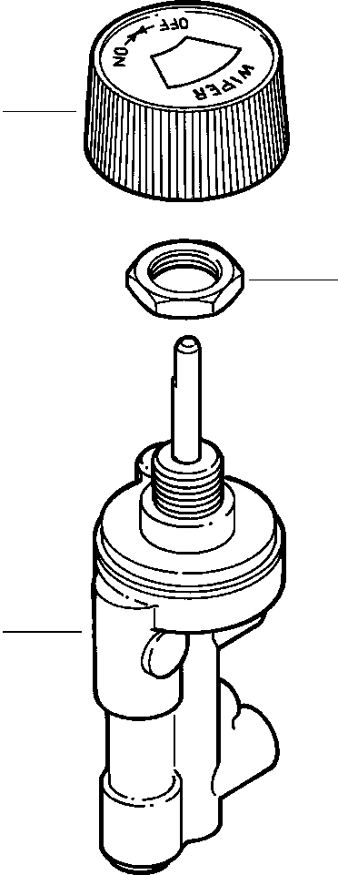 VALVE, AIR - WINDSHIELD WIPER CONTROL 1269 298 H91 KOMATSU