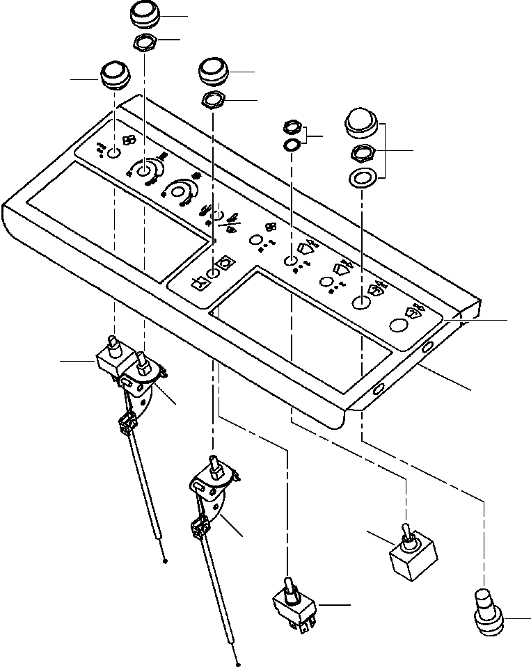 PANEL ASSEMBLY, CONTROL 1300 147 H91 KOMATSU