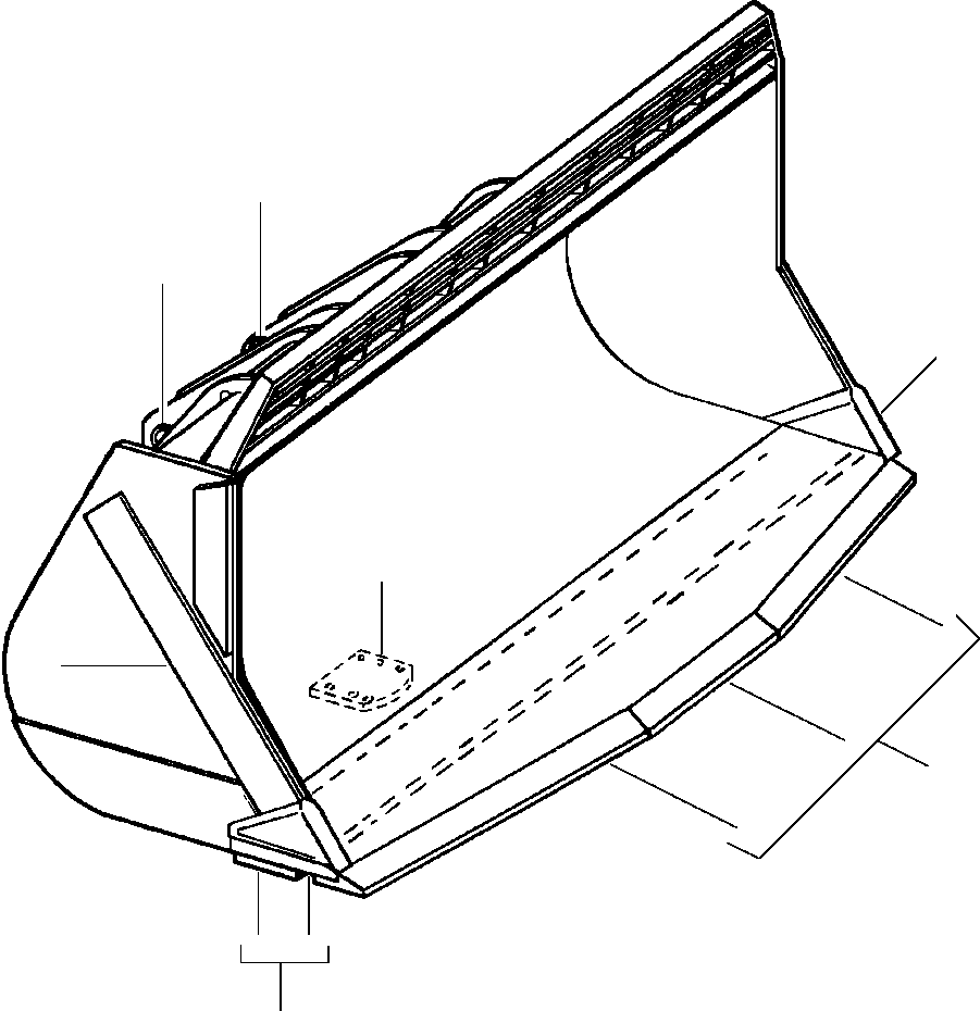 BLADE ASSEMBLY, CUTTING EDGE 1138 356 C2 KOMATSU