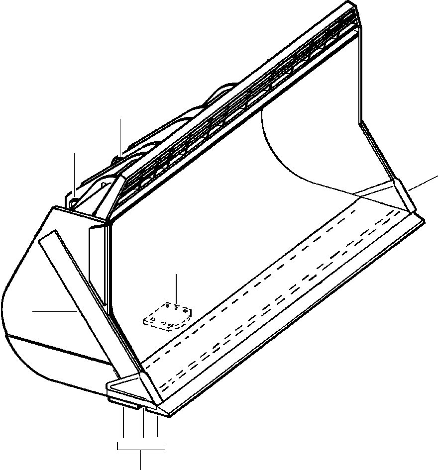 PLATE, SKID 1138 337 C1 KOMATSU