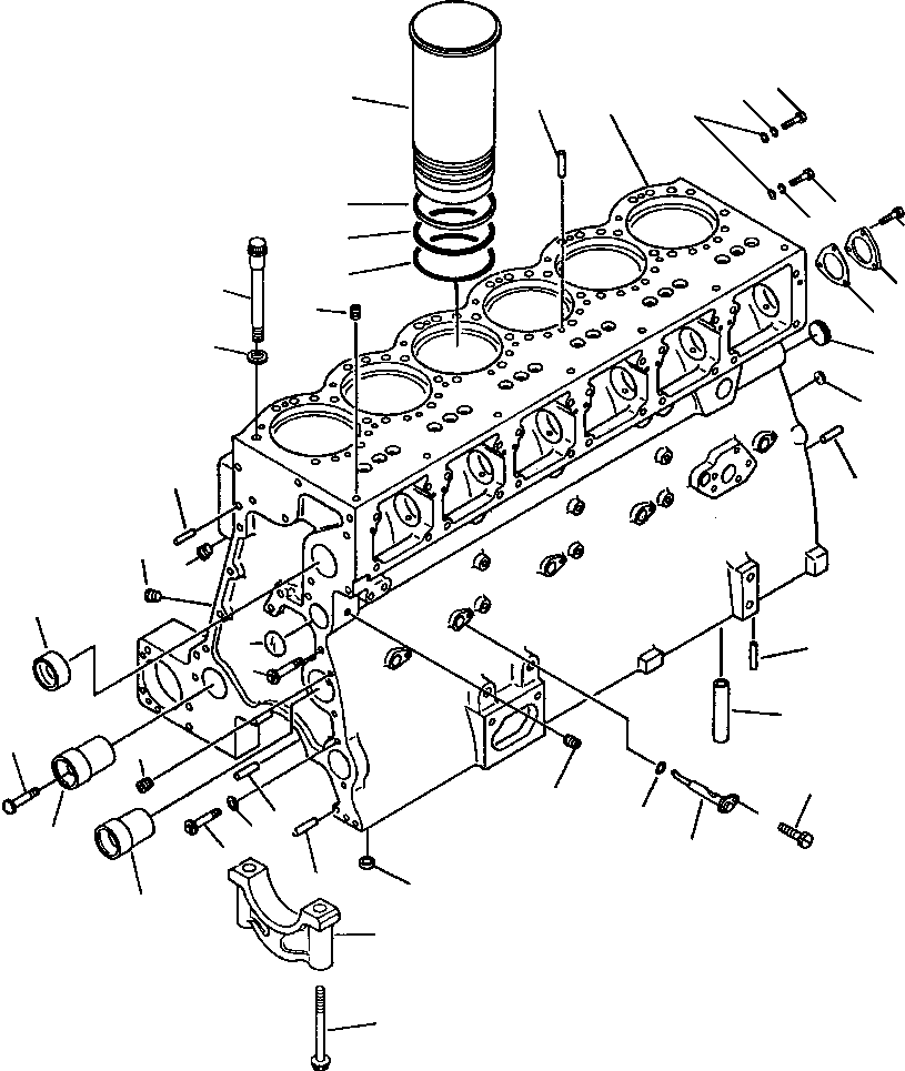 KIT, CYLINDER LINER - .040 IN OVERSIZE 1241 669 H91 KOMATSU