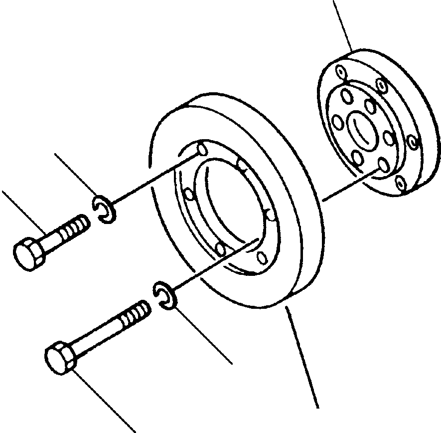 ADAPTER, CRANKSHAFT 1241 643 H1 KOMATSU
