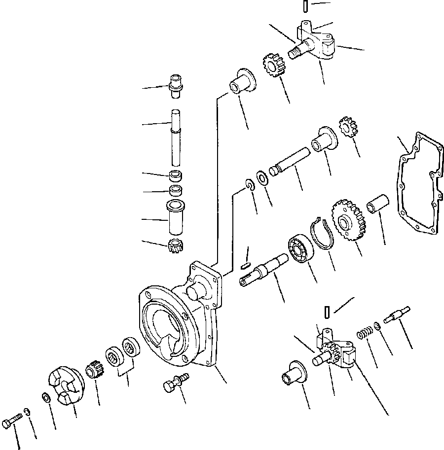 COVER, FUEL PUMP 1239 494 H3 KOMATSU