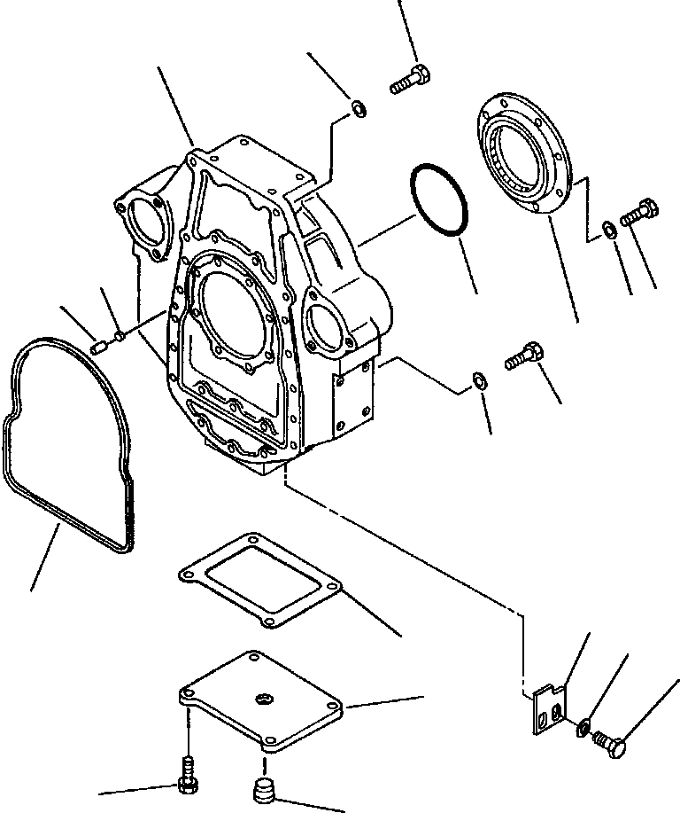 BAFFLE, OIL 1295 955 H1 KOMATSU