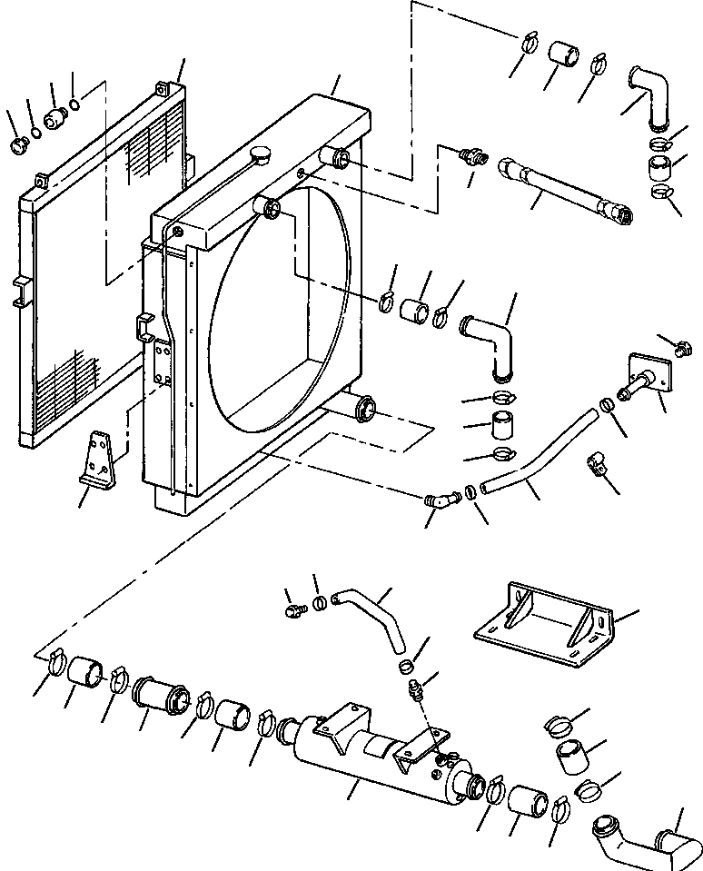 HOSE, RADIATOR VENT 944 446 C1 KOMATSU