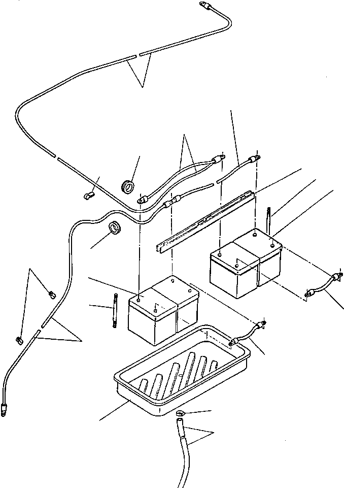 CABLE - BATTERY TO START GROUND 1308 495 H1 KOMATSU