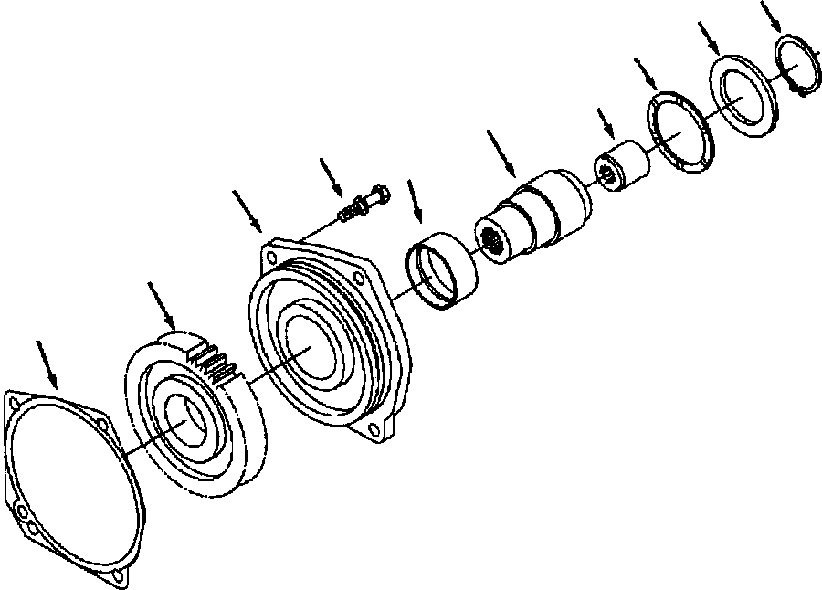 SHAFT, HYD PUMP DRIVE 1310 202 H1 KOMATSU