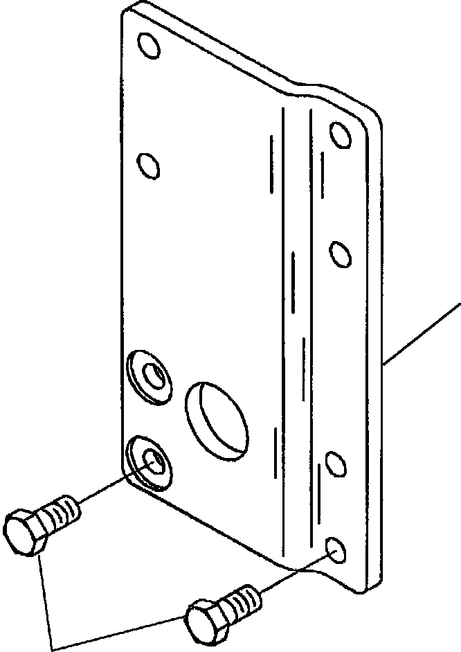 BRACKET, CUS ACCESSORY 1310 037 H1 KOMATSU