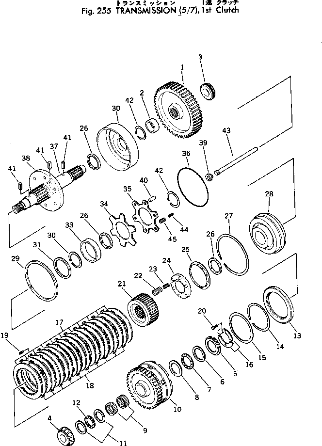 CLUTCH ASS'Y,1ST 381-894618-3 KOMATSU