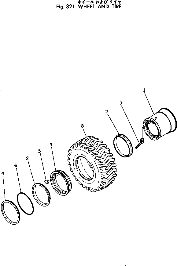 Колесо 385-10248581 KOMATSU