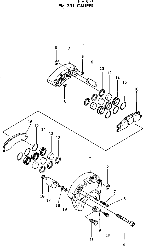 CALIPER ASS'Y,FRONT AXLE L.H.¤ FRONT 385-10247901 KOMATSU