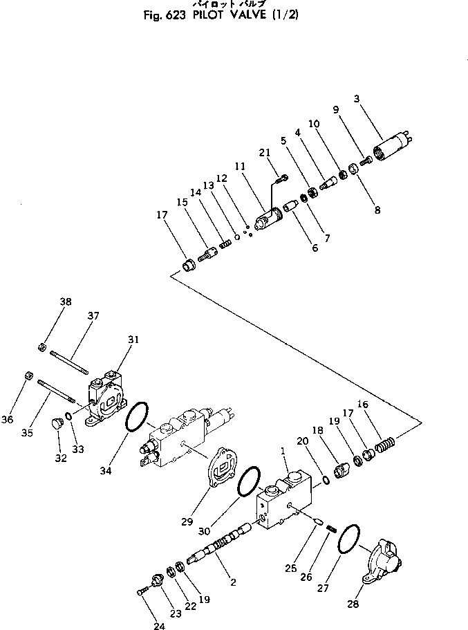 клапан в сборе 385-11357642 KOMATSU