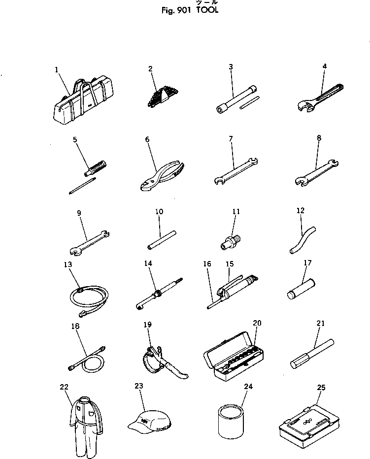 Wrench, W=17X19mm 09002-01719 KOMATSU