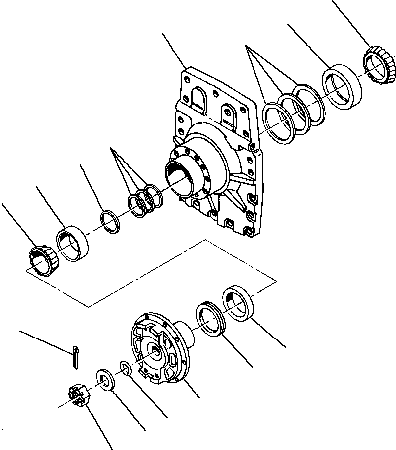 BEARING, CONE 107 576 R91 KOMATSU