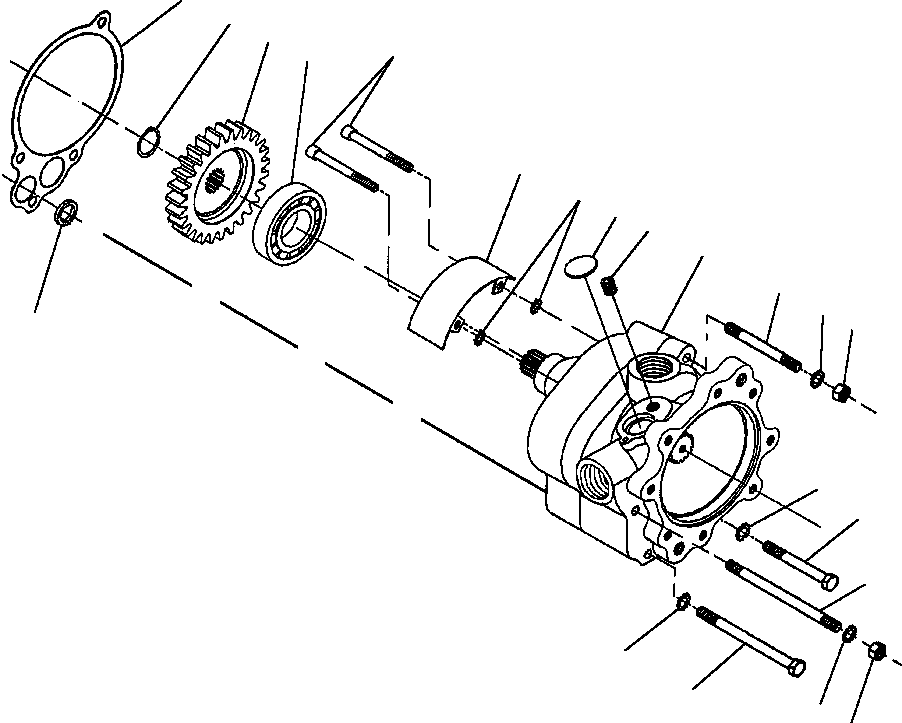 Болт 85 099 KOMATSU
