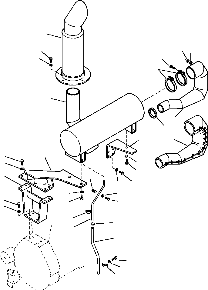 MUFFLER STACK 426-01-11311 KOMATSU