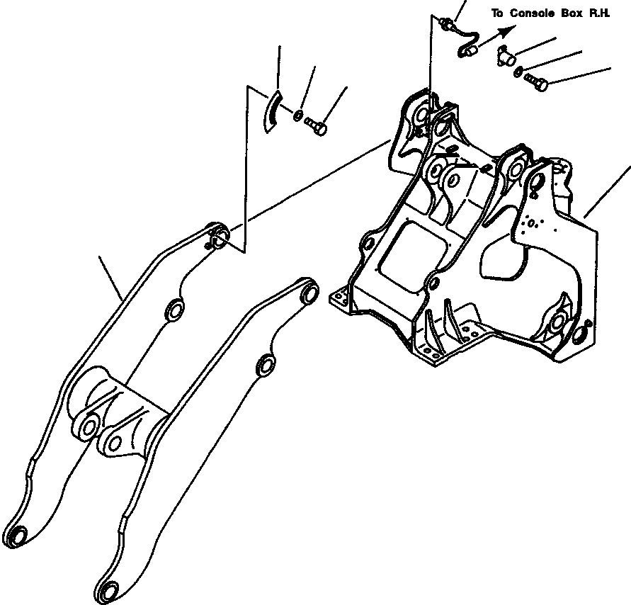 FRAME, FRONT (MODIFIED PART) 426-U94-1510 KOMATSU