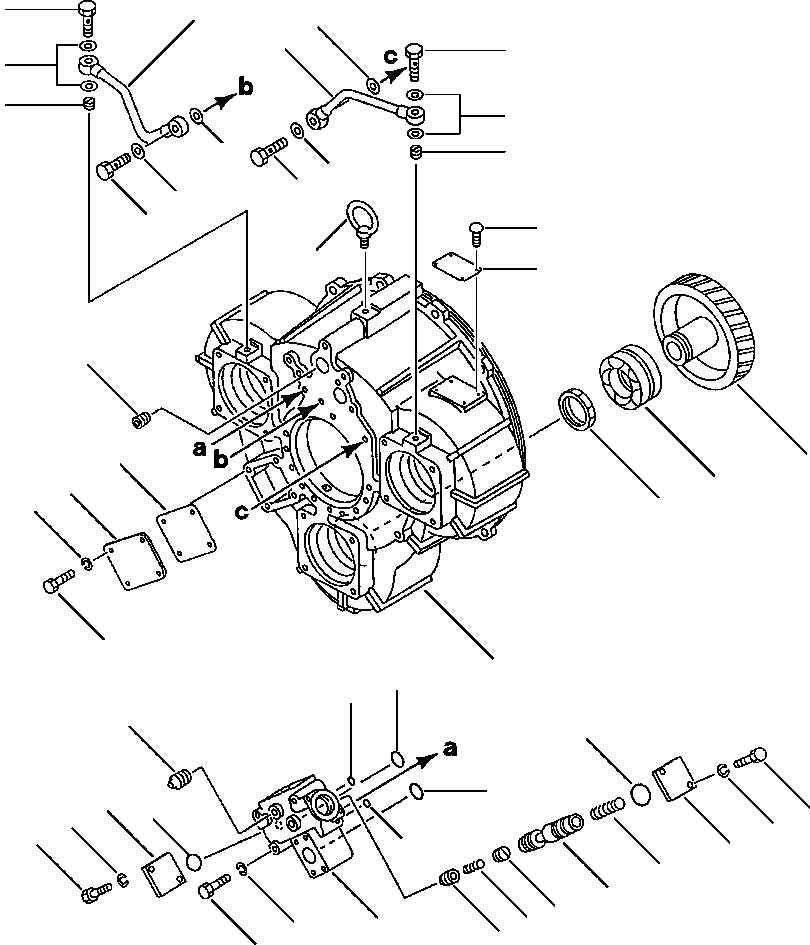 Золотник 711-73-16620 KOMATSU