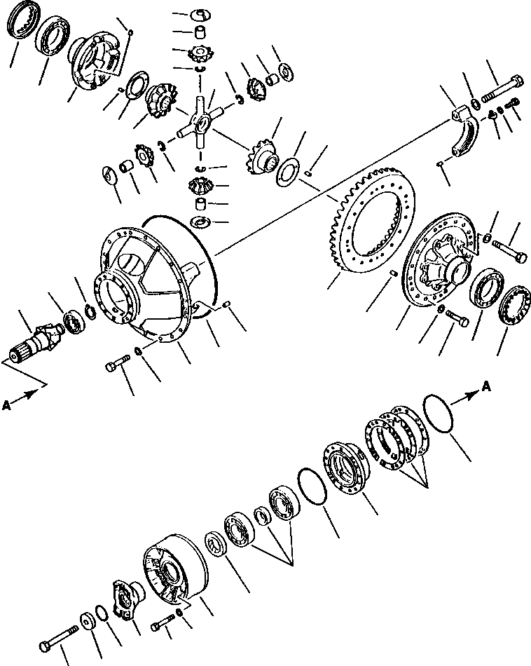 Дифференциал в сборе 426-23-11002 KOMATSU