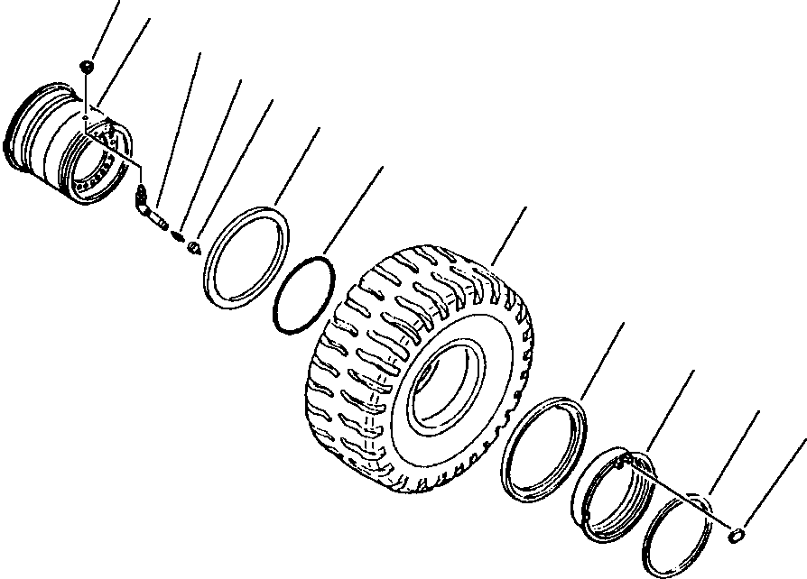 RIM ASS'Y 426-30-A1110 KOMATSU