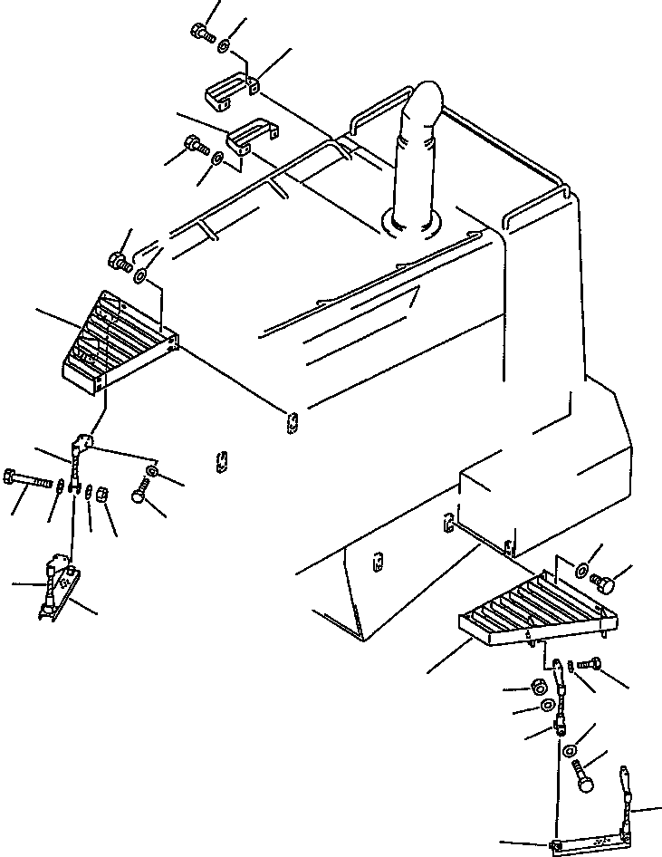STEP,R.H. 426-54-12682 KOMATSU