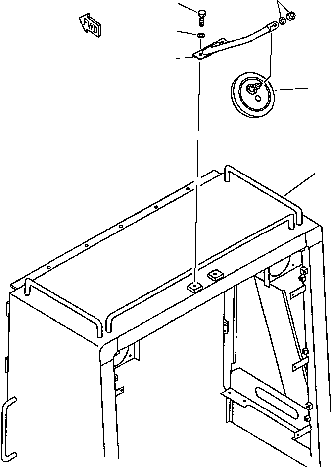 GUARD,(MODIFIED PART) 426-976-1110 KOMATSU