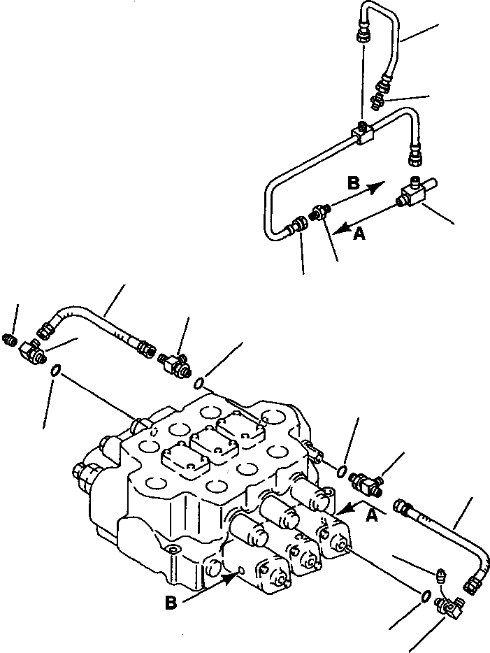 Угольник 709-12-12380 KOMATSU