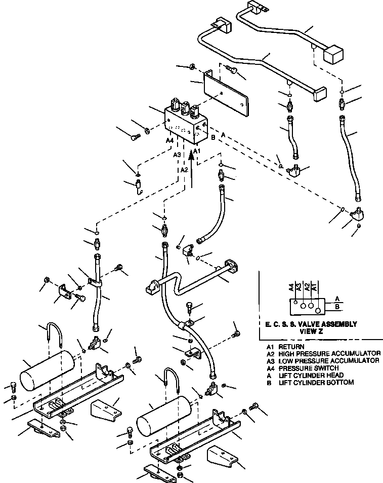 ACCUMULATOR, LOW PRESSURE 721-32-15010 KOMATSU