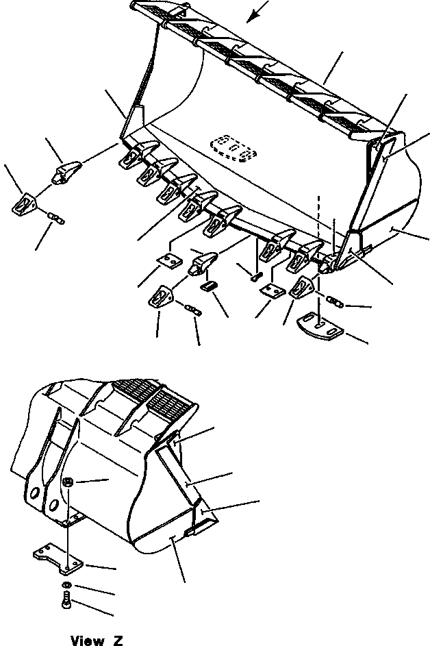Пластина (сварная) 426-70-12183 KOMATSU