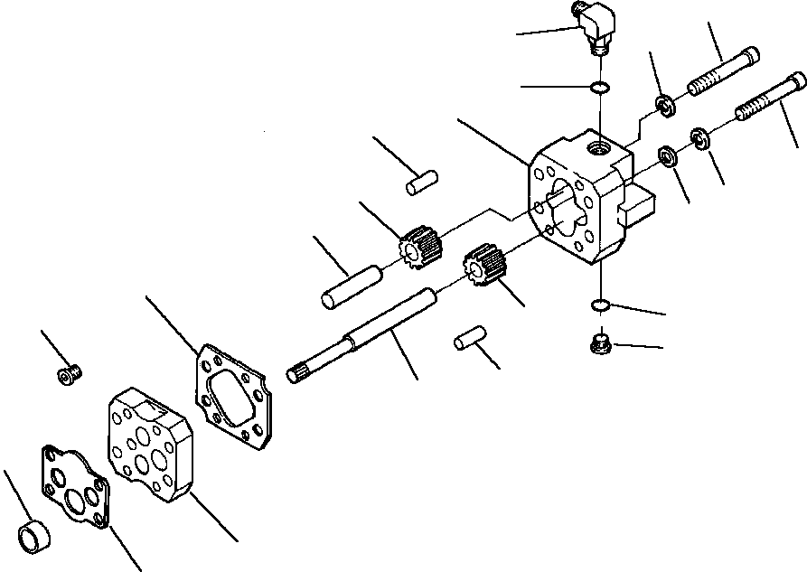 Резьбовая пробка 1239 661 H1 KOMATSU