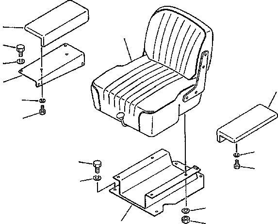 OP. SEAT A 154-57-J1210 KOMATSU