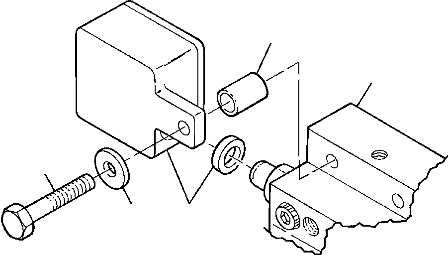 COUNTER ASSEMBLY, LUBE 1208 587 H92 KOMATSU