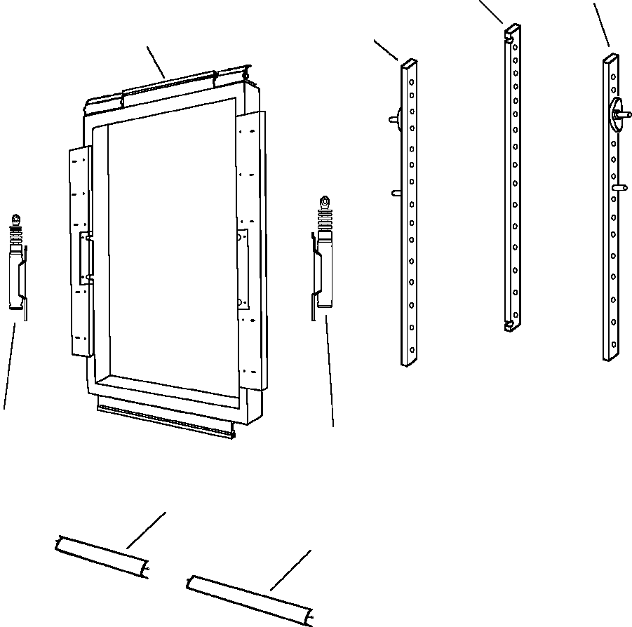 BAR ASSEMBLY, CENTER PILOT RN EF 3 666 KOMATSU