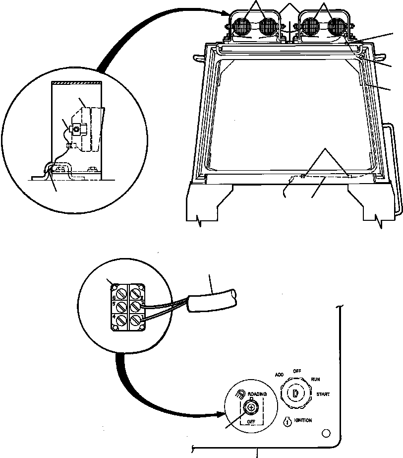 KIT, ROOF LIGHT ED 1 396 KOMATSU