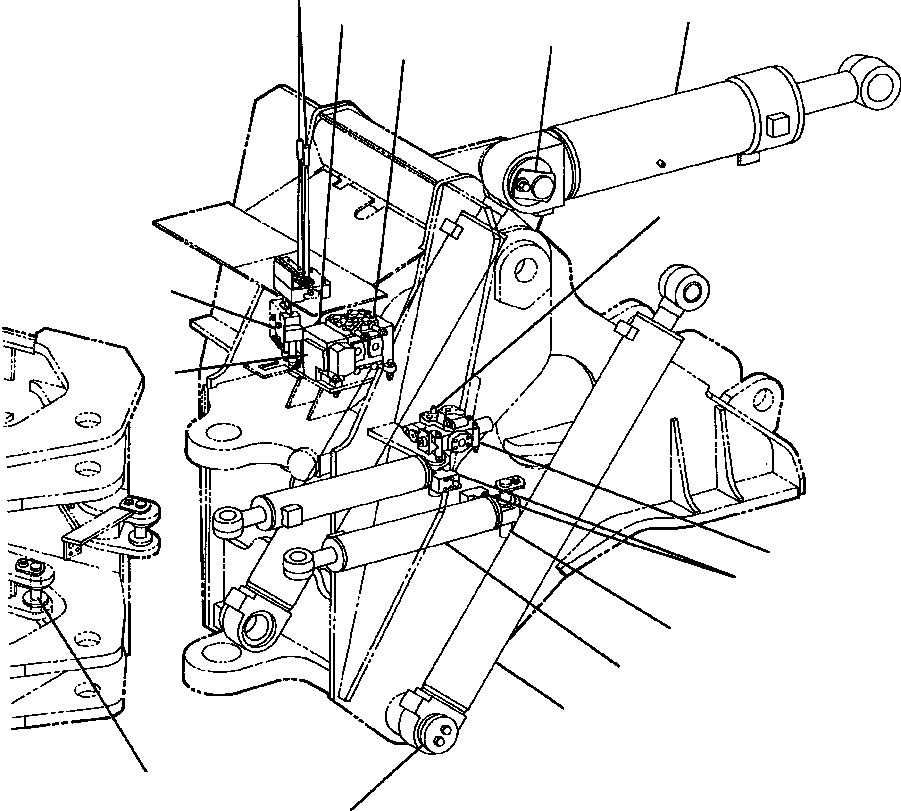 PLATE, PINLOCK - MOUNT BOOM CYLINDER TO 1135 901 C2 KOMATSU