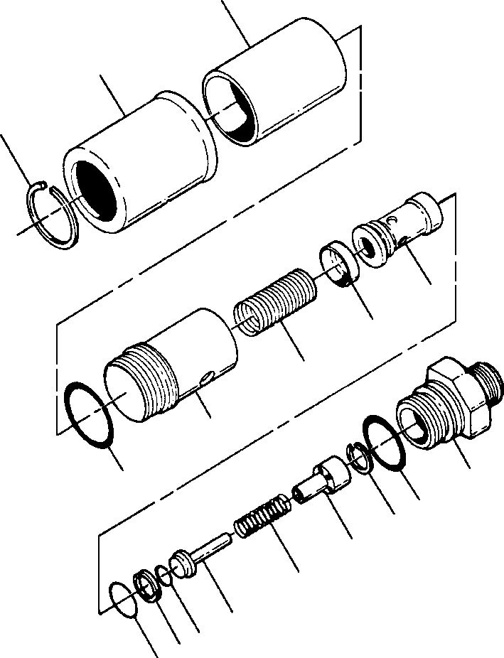 VALVE ASSEMBLY, RESERVOIR RELIEF 882 845 C91 KOMATSU