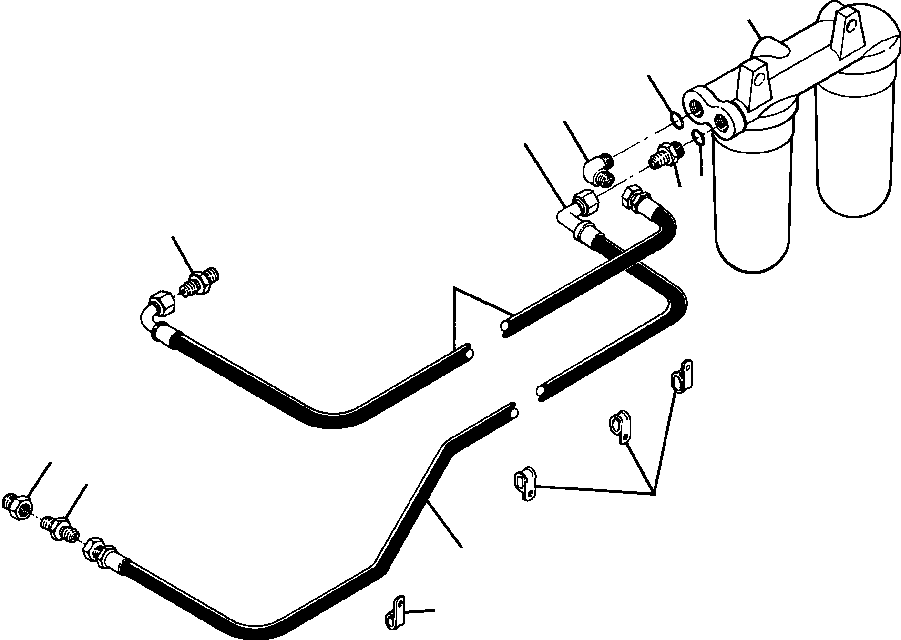 CLAMP, RUBBER 299 263 C91 KOMATSU