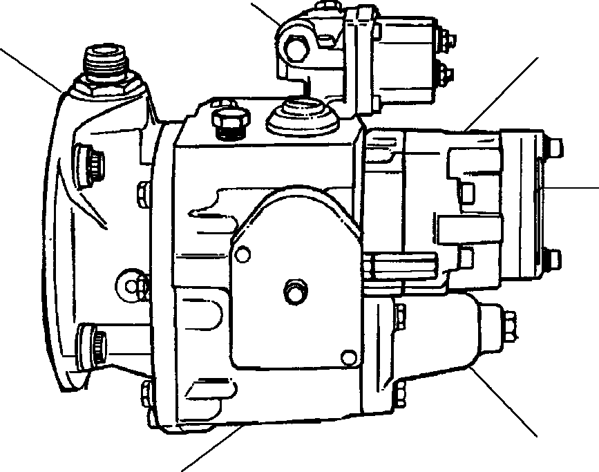 ASSEMBLY, FUEL PUMP 1296 951 H91 KOMATSU