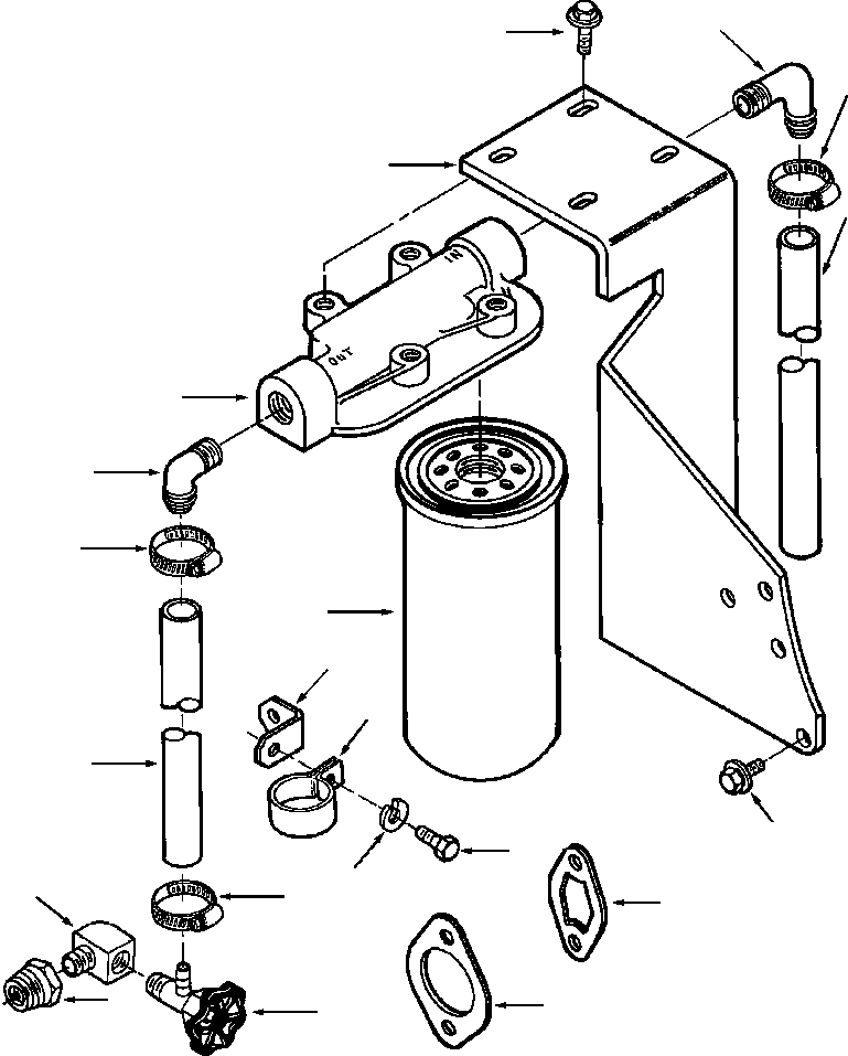 BUSHING, REDUCING PIPE 444 014 KOMATSU