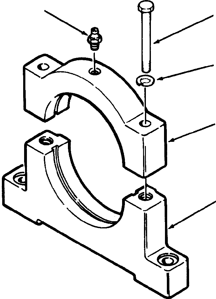 SUPPORT, FRONT ENGINE 210 853 H1 KOMATSU