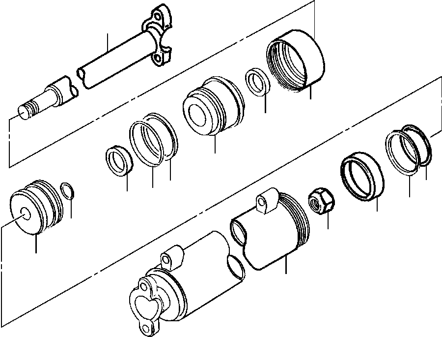 ROD WELDMENT 153 684 KOMATSU