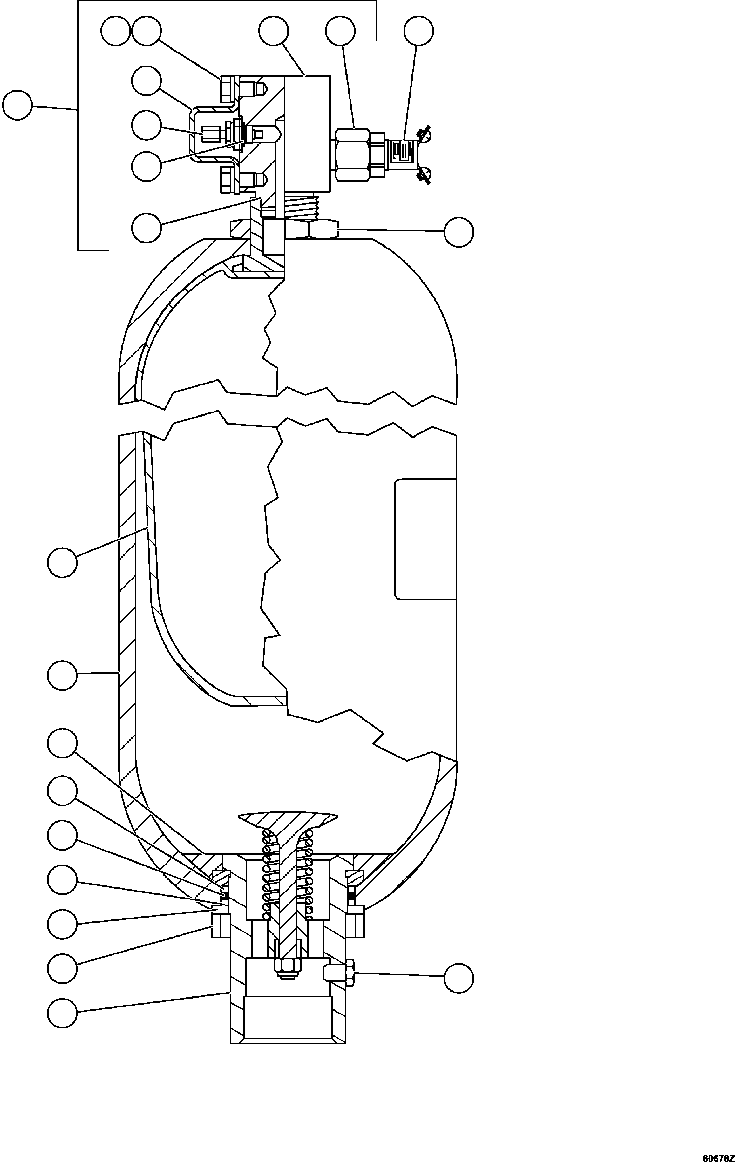 MANIFOLD, GAS VALVE EJ7887 KOMATSU